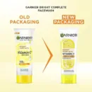 Garnier Skin Naturals, Facewash, Cleansing and Brightening, Bright Complete, 100 g