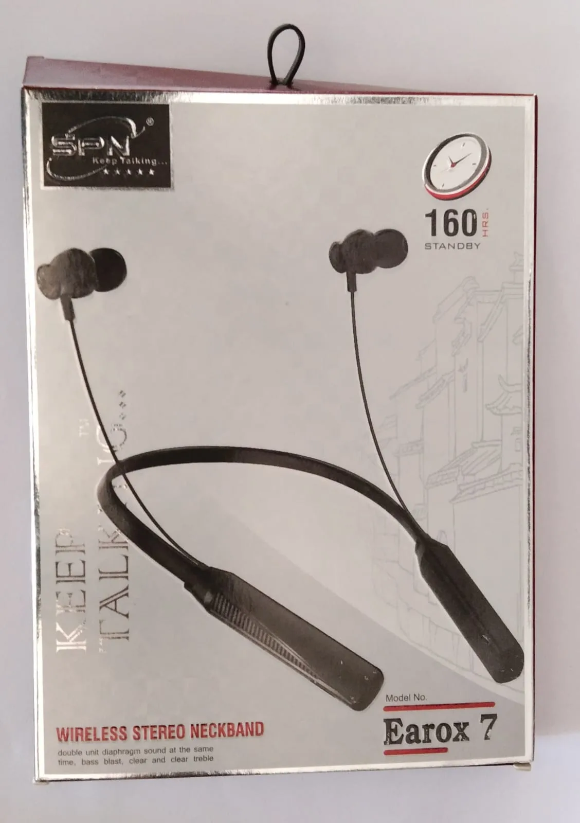 Wireless stereo neckband Earox 7